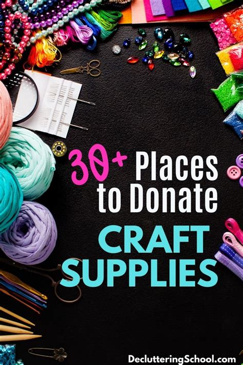 where to donate beading supplies|30+ Places to Donate Your Surplus Craft Supplies.